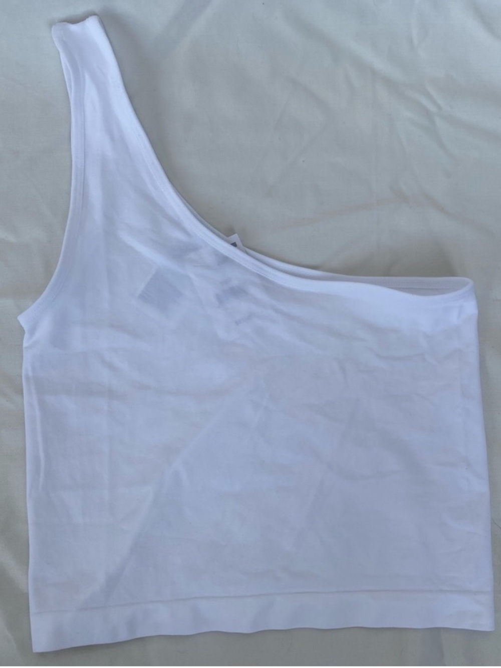 COTTON ON CROPPED ONE SHOULDER TANK TOP